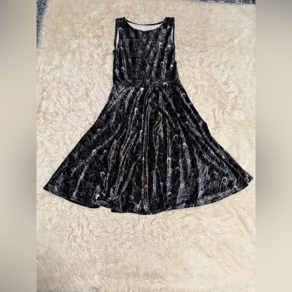 Blackmilk Star Wars Sentients Velvet Princess Midi Dress - Size Large - Picture 4 of 8